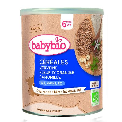 Babybio 5 Cereales Et Plantes 220g 6 Mois