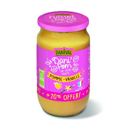 Danipom Pommes Vanille 700 G +20% Offert