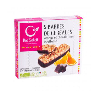 Barres Orange Chocolat Noir X5