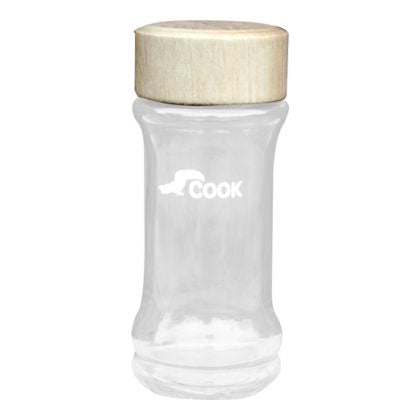 Cook Flacon Verre Bouchon Bois