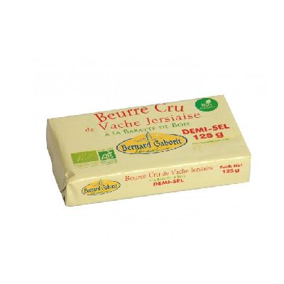 Beurre Cru Demi Sel De Baratte 125g De France