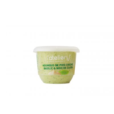 Houmous De Pois Chiche Basilic Et Cajou 150 G